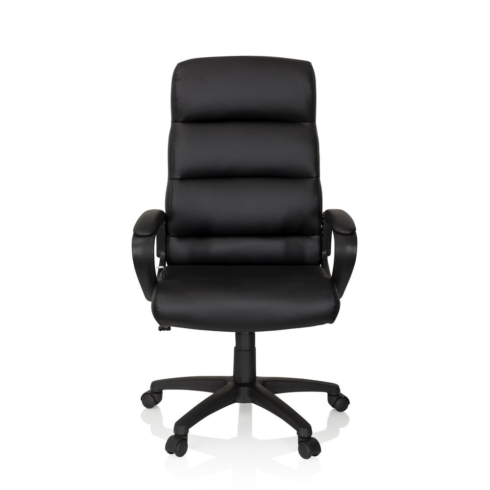 Siège de bureau / fauteuil de direction hjh OFFICE FUTURA 100 PU similicuir, noir