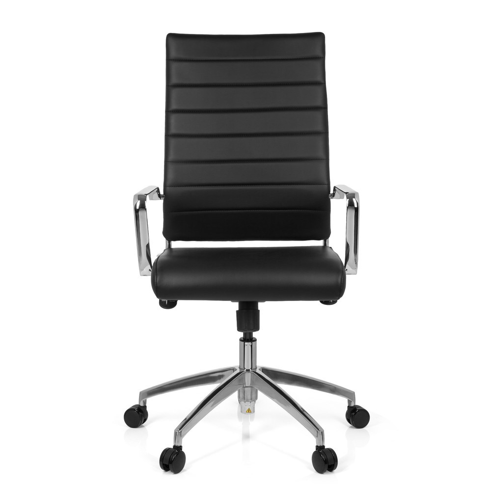 Siège de bureau / fauteuil de direction hjh OFFICE PONTERA PRO similicuir, noir