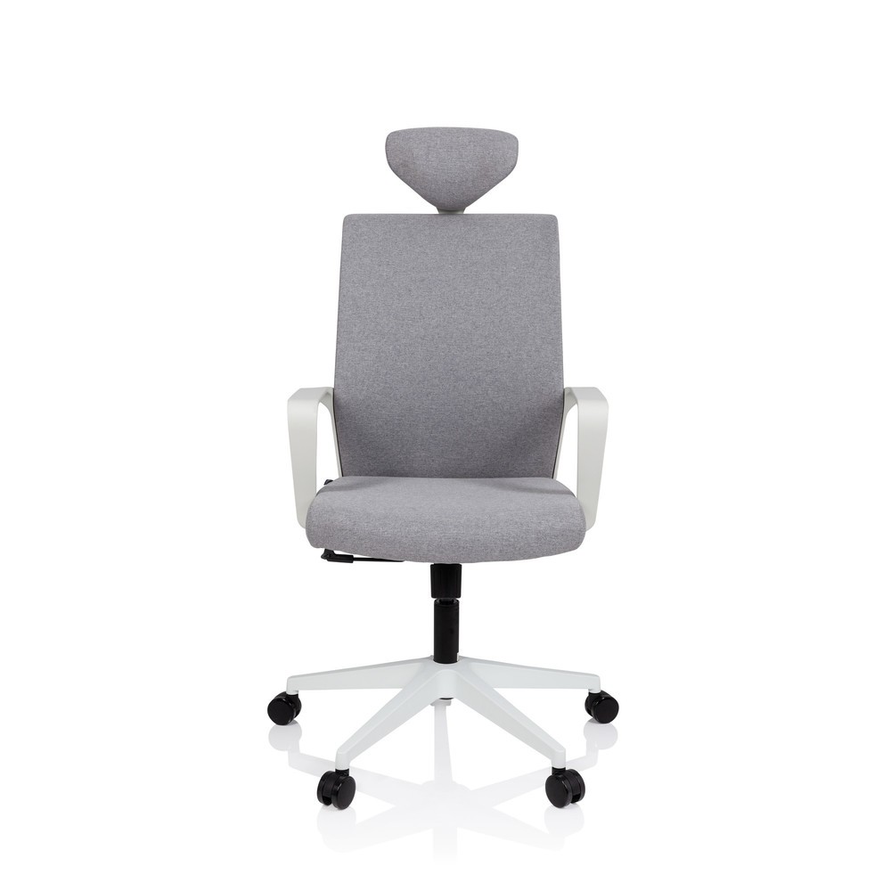 Siège de bureau / siège pivotant hjh OFFICE MINO tissu, gris