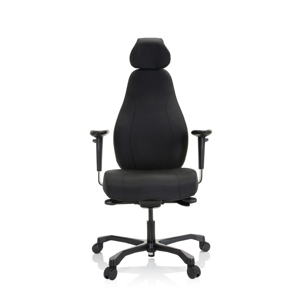 Siège de travail / fauteuil de direction hjh OFFICE RESISTIO XXL tissu, noir