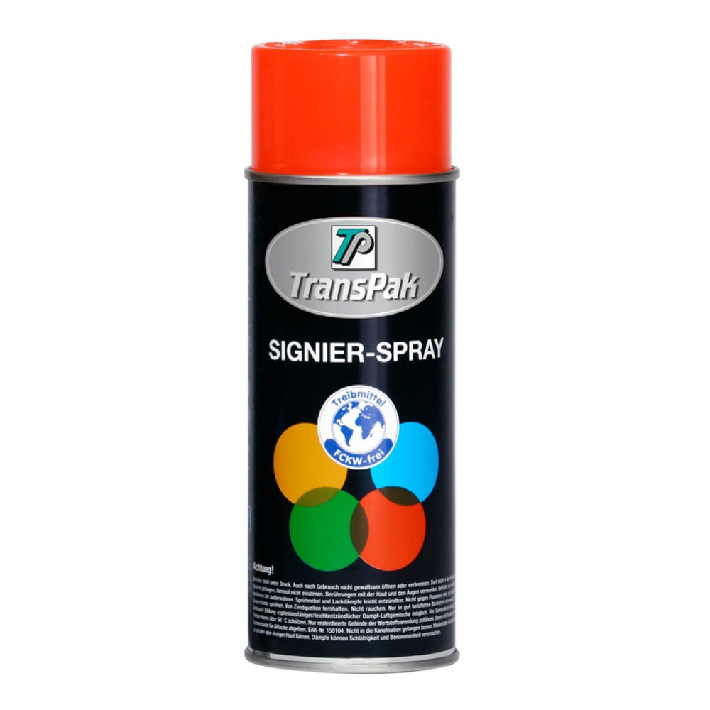 Signierspray leuchtrot