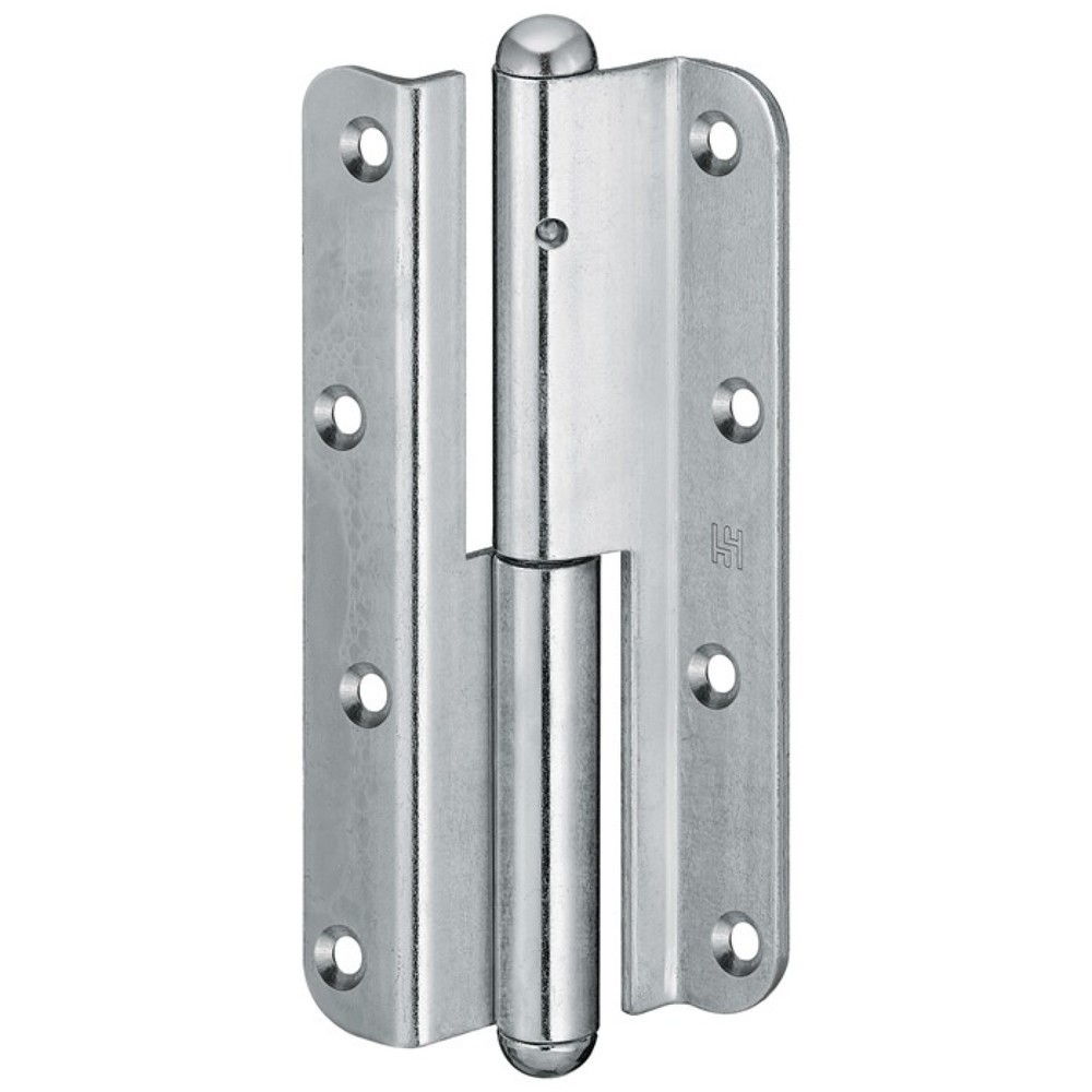 SIMONSWERK Türband QF1, gefälzte Holzflügel, Stahl verzinkt, Rollenlänge 140 mm DIN rechts