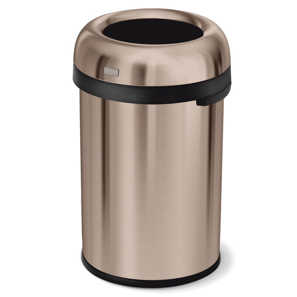 SIMPLEHUMAN Abfallbehälter Bullet, 115 Liter, roségold