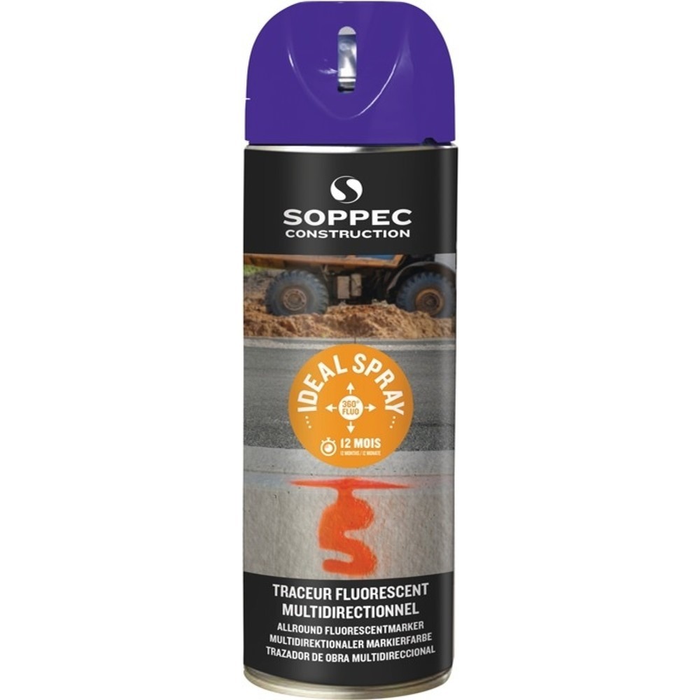 SOPPEC Markierungsspray IDEAL, 500 ml, leuchtblau, Spraydose