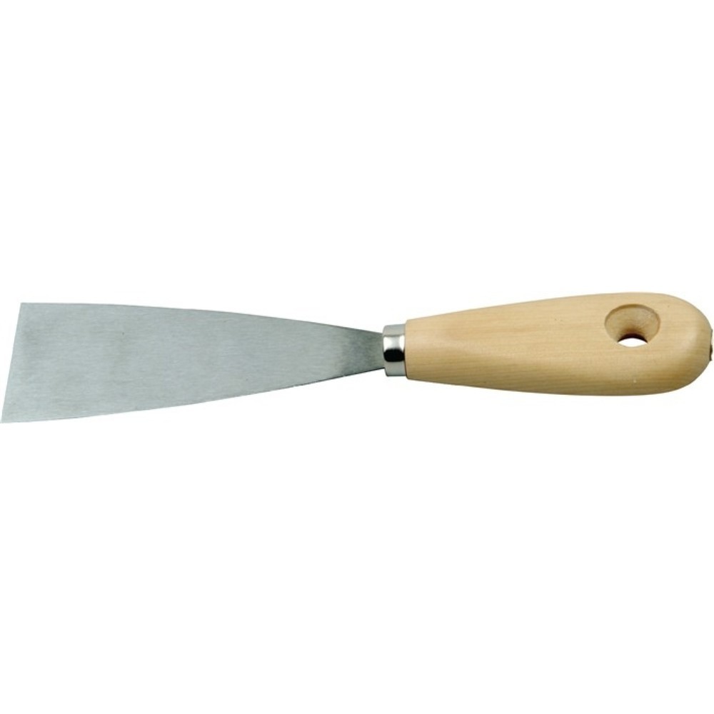 Spatule de peintre largeur 20 mm poli bois plat et ovale