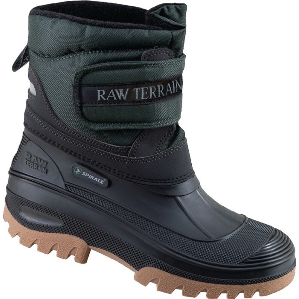 SPIRALE Winterstiefel, Größe 40 schwarz, Webpelzfutter/Klettverschluss