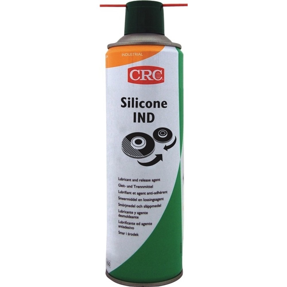 Spray à huile synthétique CRC SILICONE IND vaporisateur incolore 500 ml