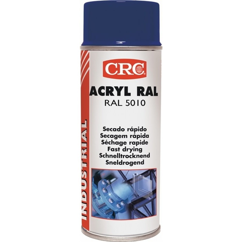 Crc peinture peinture peinture aérosol peinture acrylique colza jaune brillant RAL 1021 pulvérisateur 400 ml