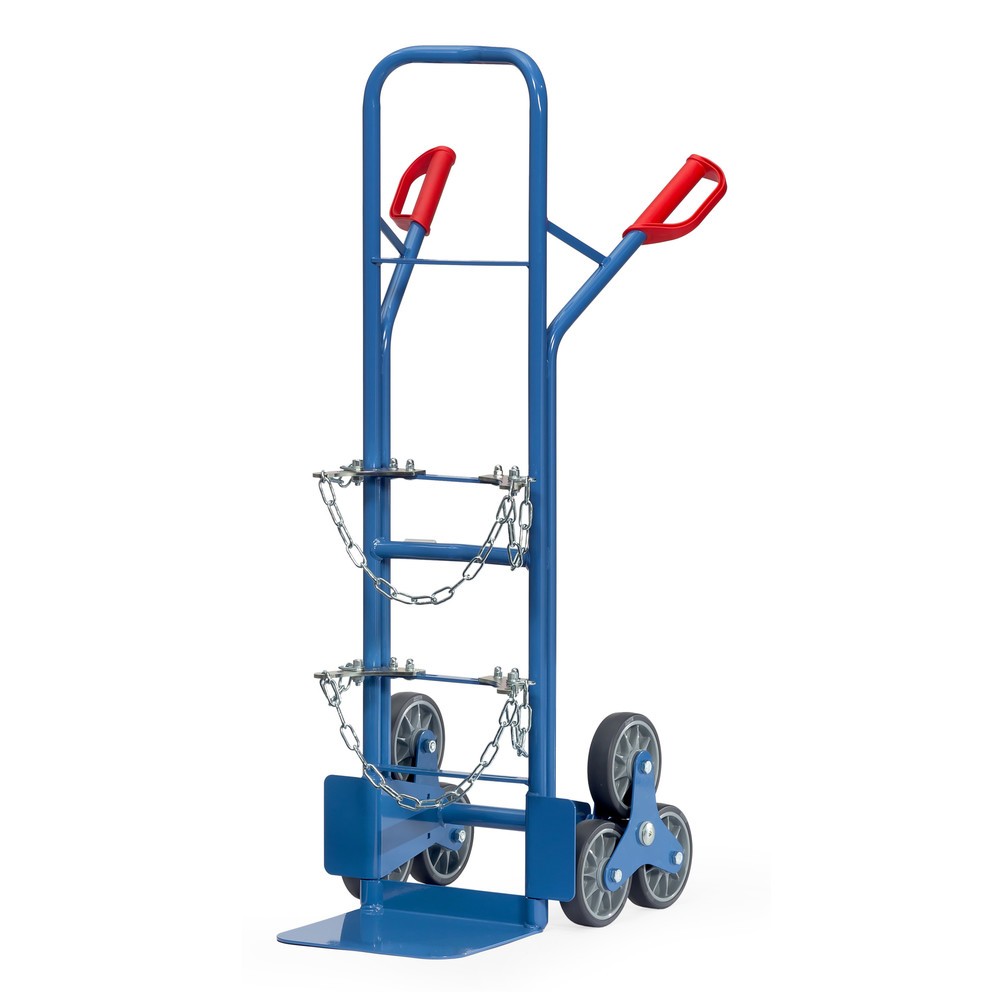 fetra® Stahlflaschen-Treppenkarre, TK 200 kg