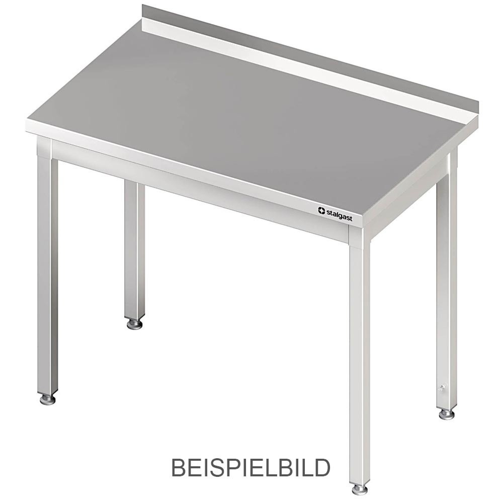 Stalgast Arbeitstisch ohne Grundboden, 500x600x850 mm, ohne Verstrebung, ohne Aufkantung, verschweisst