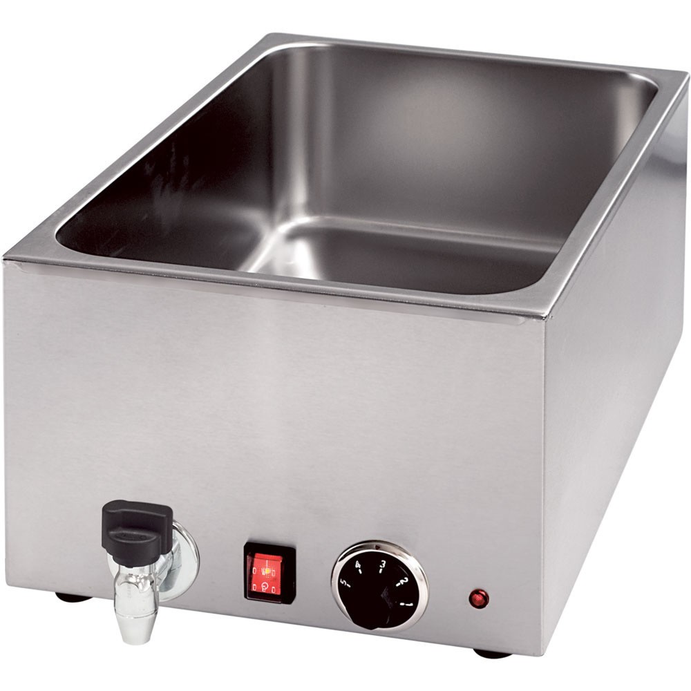 Stalgast Bain-Marie mit Ablasshahn GN1/1 150 mm Höhe