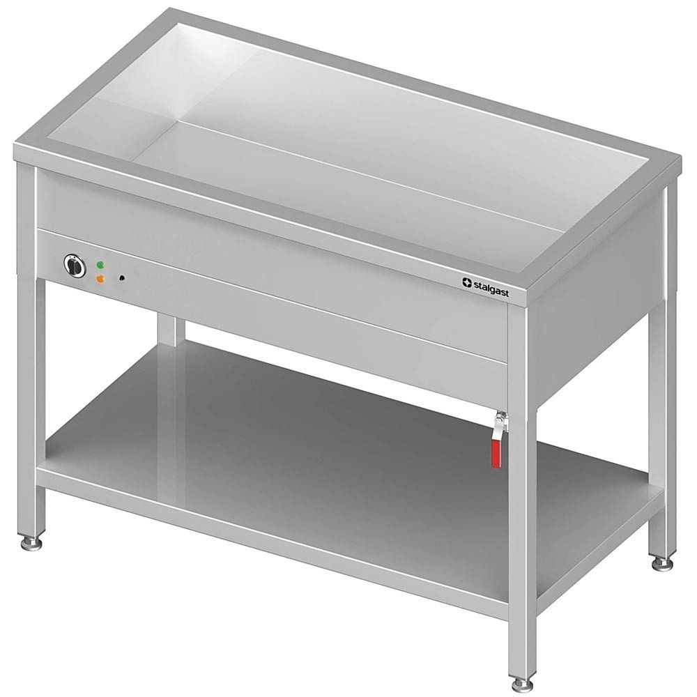 Stalgast Bain-Marie Standgerät mit einem Becken, für 3x GN1/1085x600x850 mm