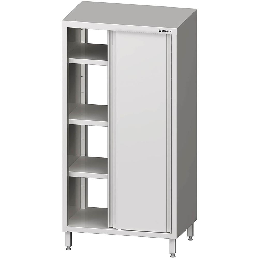 Stalgast Durchreiche-Hochschrank mit Schiebetüren, 800x700x1800 mm, verschweisst