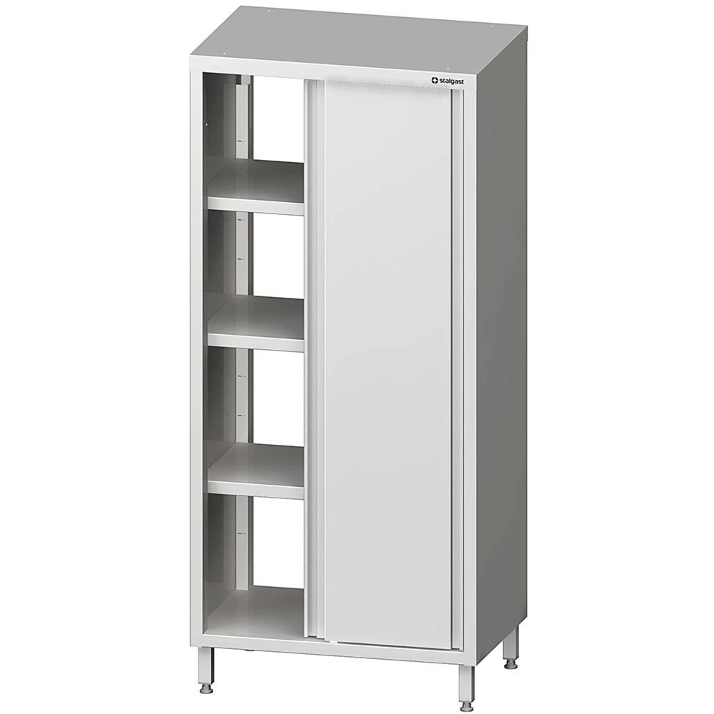 Stalgast Durchreiche-Hochschrank mit Schiebetüren, 800x700x2000 mm, verschweisst