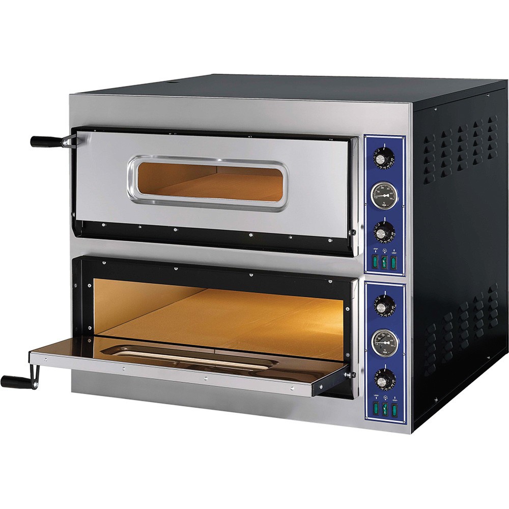 Stalgast GGF Pizzaofen E-Start Line mit zwei Kammern, 8,4 kW, 900x785x750 mm (BxTxH)