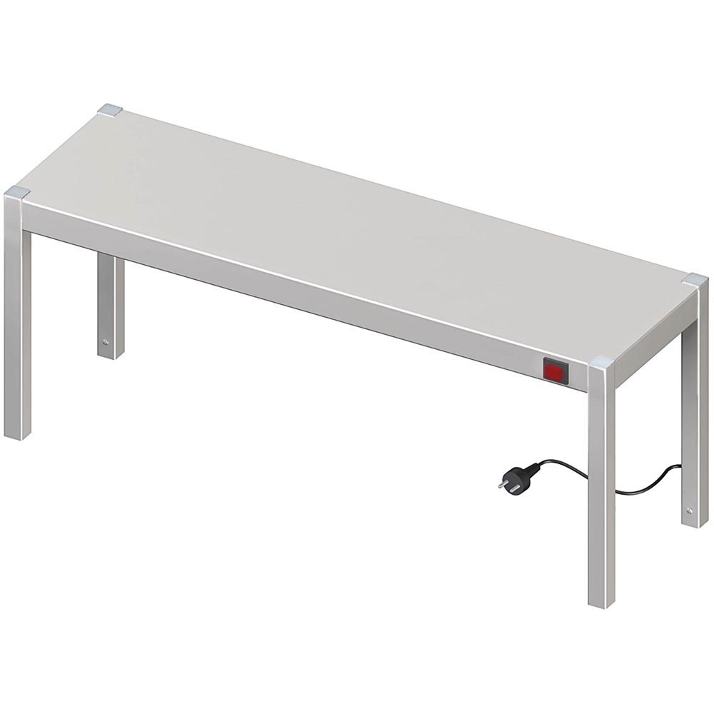 Produktabbildung Nr. 1: Stalgast Wärmebrücke 1-etagig 1000x400x400 mm mit Keramik-Infrarot-Strahlern