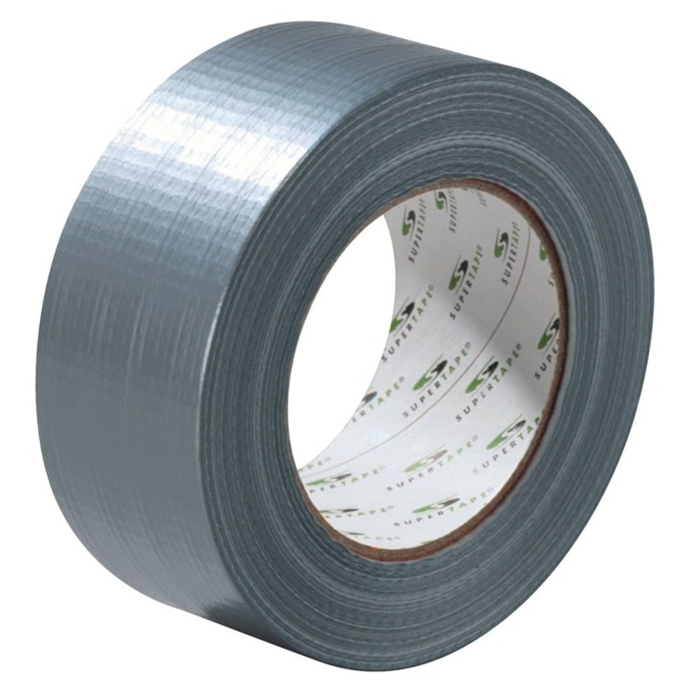 SUPERTAPE Gewebeband SuperDuct ST201, Länge 50 m Breite 48 mm, silber-grau, Rolle