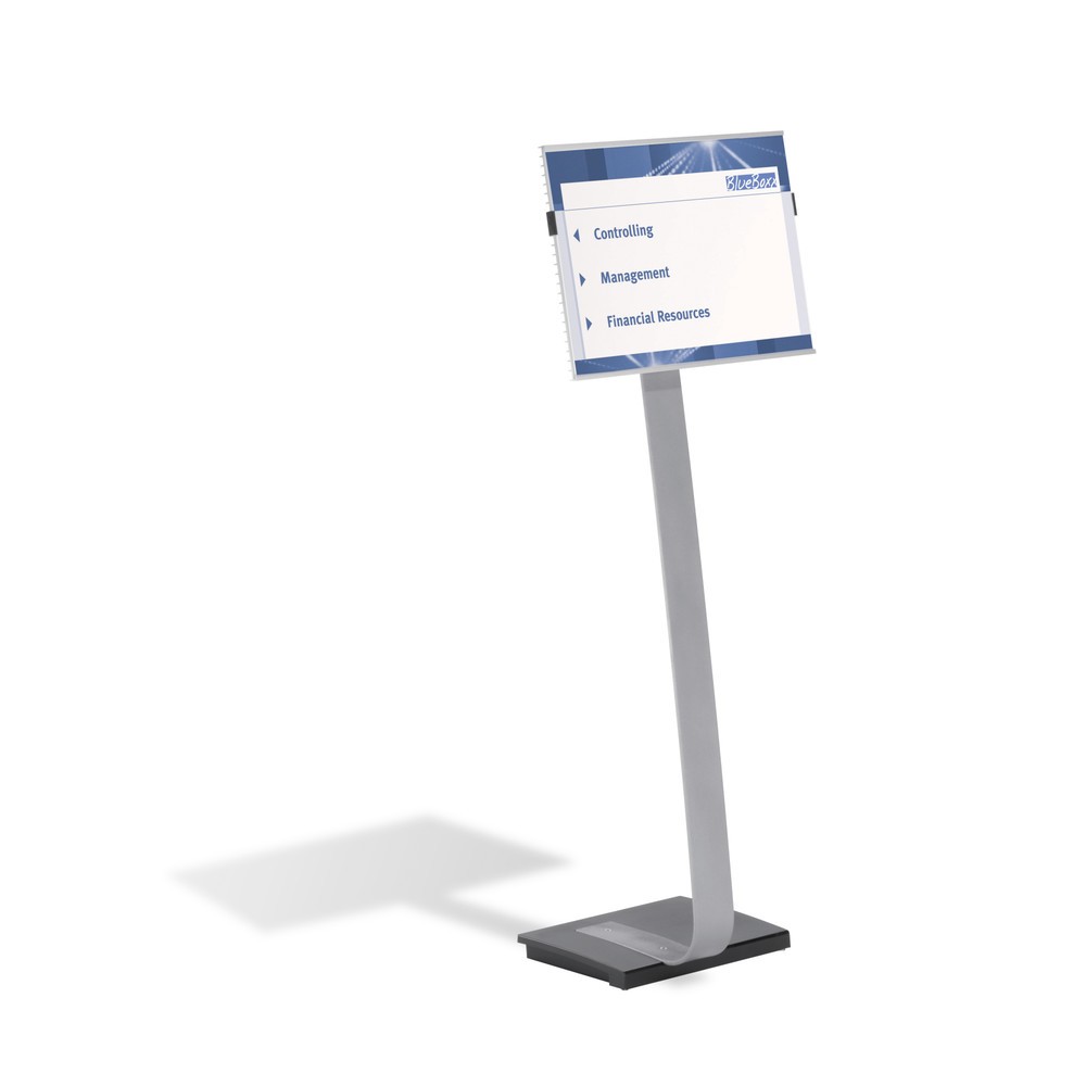 Support au sol DURABLE Info Sign avec tableau en aluminium, DIN A3