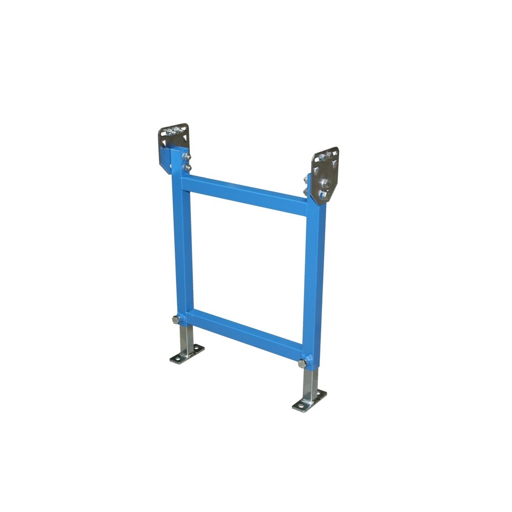 Support pour convoyeur à rouleaux pour petites charges, support double, largeur de convoyeur 300 mm, hauteur de 870 à 1 350 mm