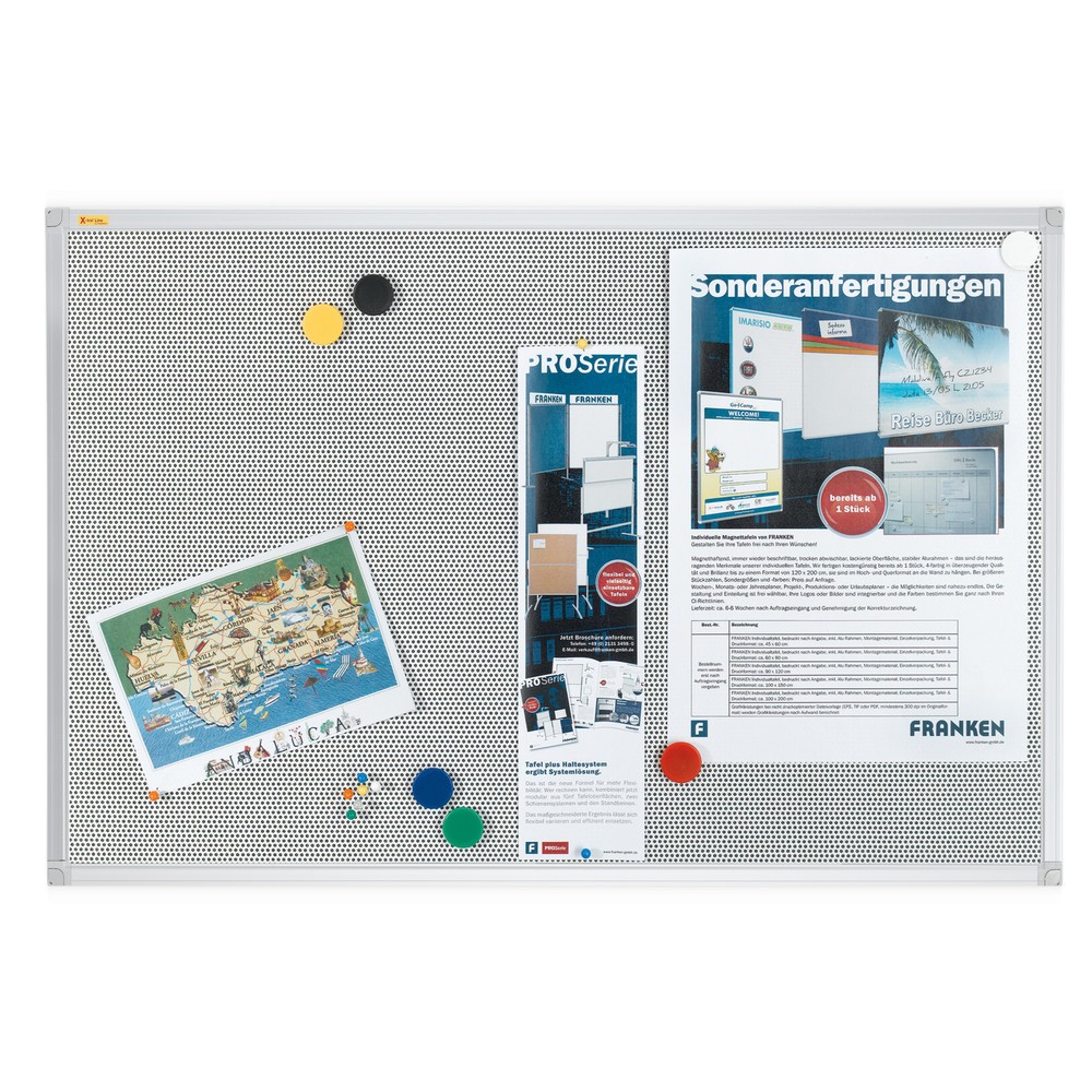 Tableau d’affichage et magnétique FRANKEN X-tra! Line, H x l 450 x 600 mm