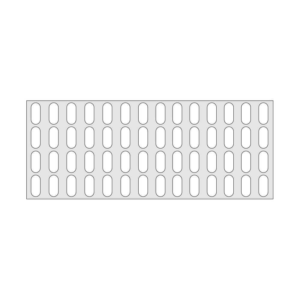 Tablette pour Plateau intermédiaire en aluminium, grille Plastique, LxP 1 450 x 580 mm