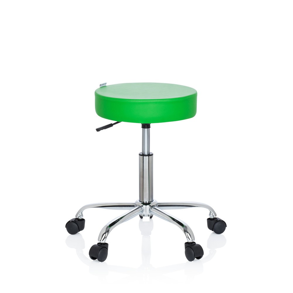 Tabouret / tabouret pivotant hjh OFFICE OPERATOR II similicuir, vert