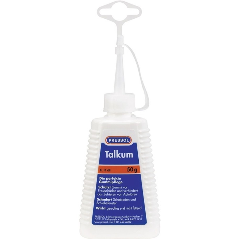 Pichet d'injection de 50g de talc PRESSOL