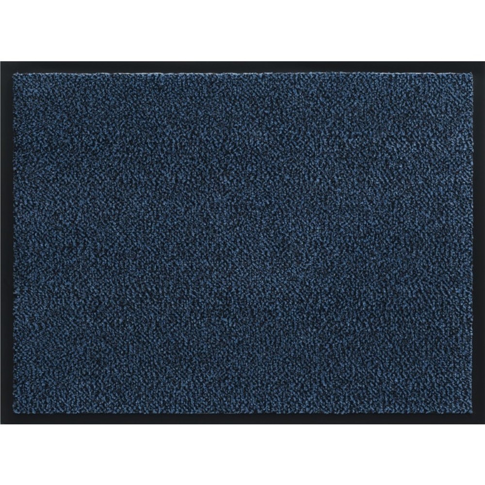 Paillasson, L 400 x l 600 x E 5 mm, bleu polypropylène