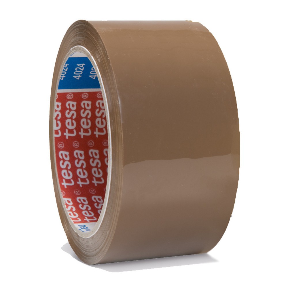 tesa® PVC-Klebeband 4024, Bandbreite 50 mm, braun