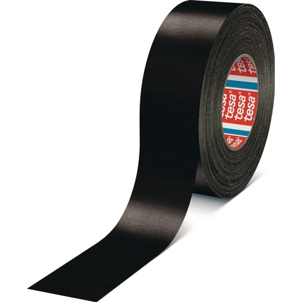 tesa® Ruban toilé tesa® band® Premium 4651, longueur 50 m largeur 38 mm, noir, rouleau