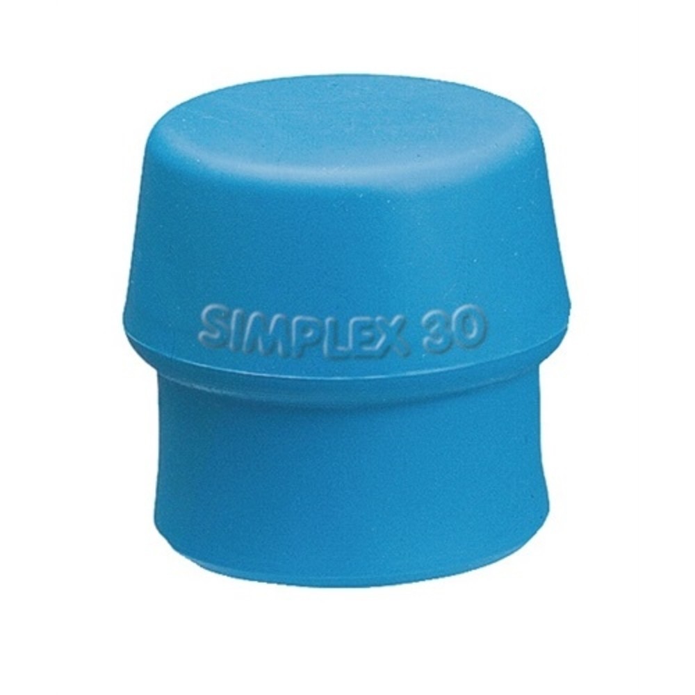 Tête de maillet à frappe amortie SIMPLEX D. de la tête 30 mm TPE-soft bleu tendr