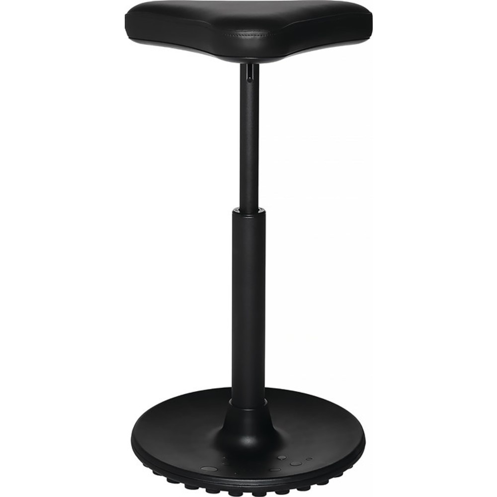 Assis-debout Topstar®, hauteur d'assise réglable 570-770 mm, similicuir, tube d'acier noir