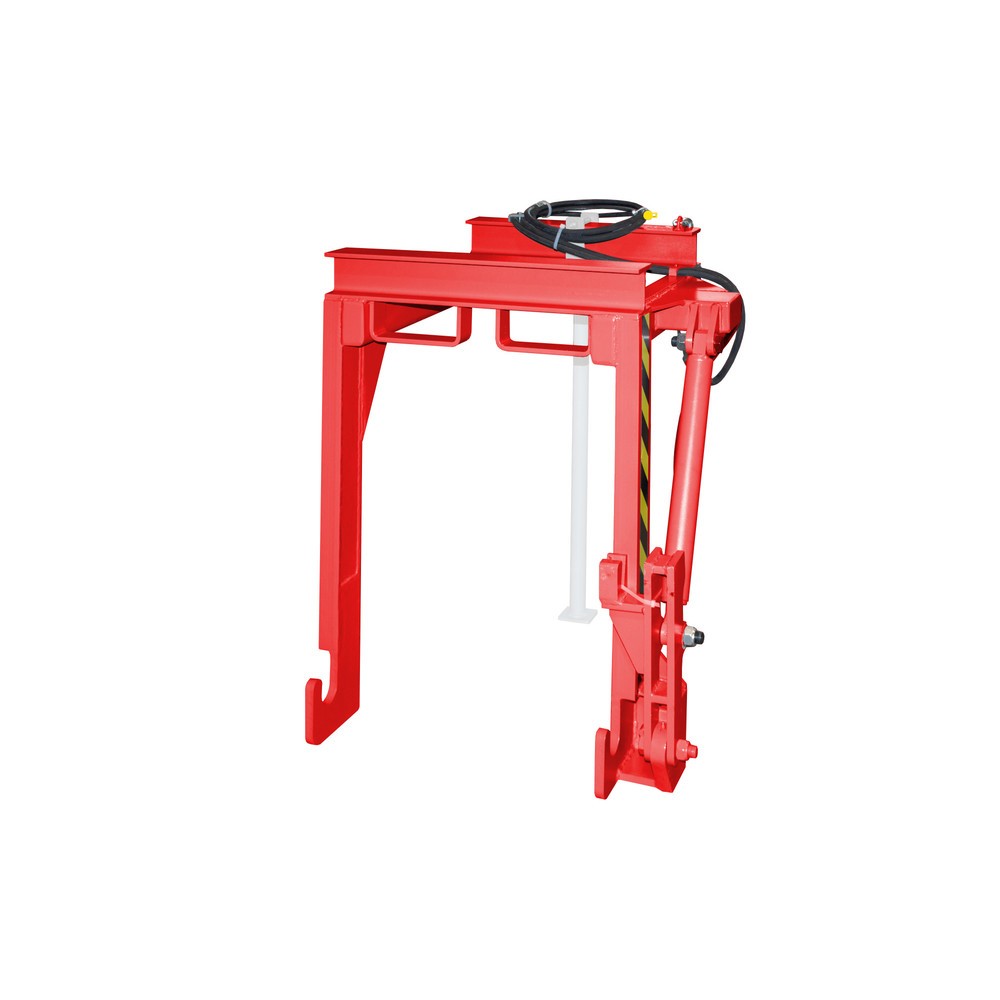 Traverse Typ BST-H für Bauer® stapelbare Kippbehälter, TK 500 kg, Volumen 0,3 m³, RAL 3000 feuerrot