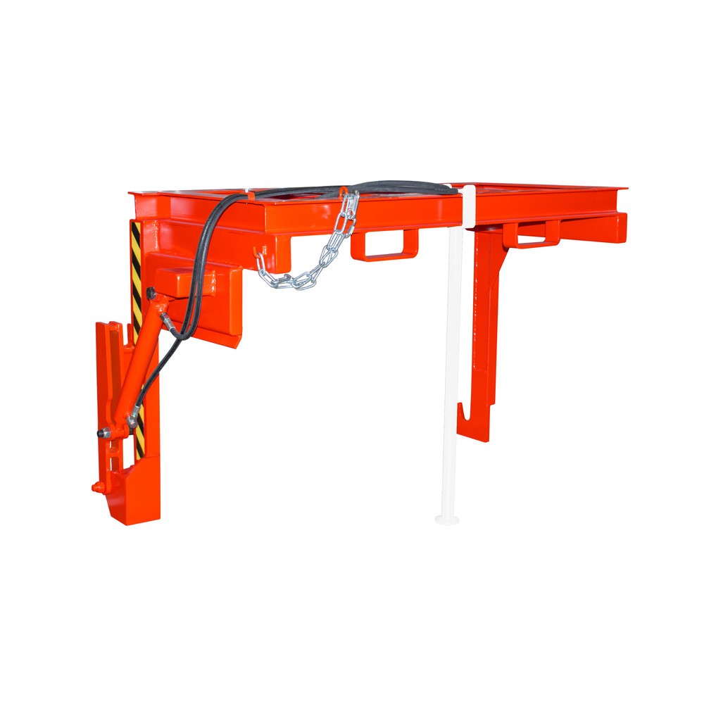 Traverse Typ BST-H für Bauer® stapelbare Kippbehälter, TK 2.000 kg, Volumen 1,5 m³, RAL 3000 feuerrot