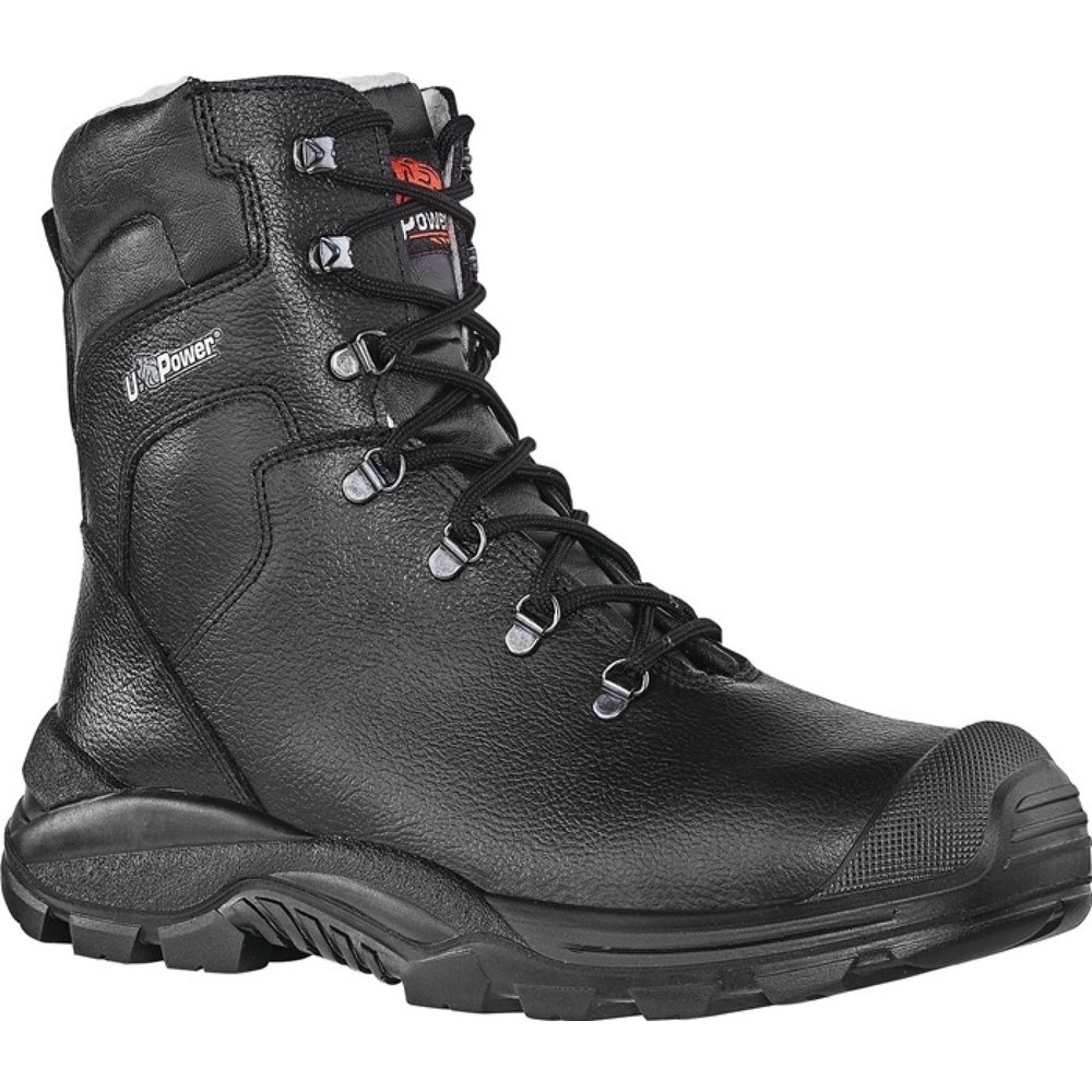 U.POWER Sicherheitswinterstiefel KLEVER UK, S3 CI SRC, Größe 41 schwarz, Leder