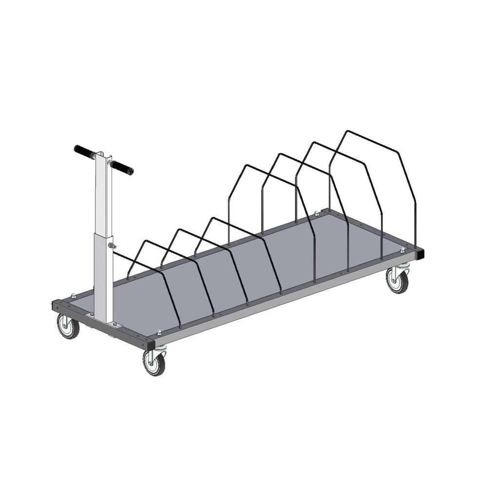 Untertischmagazin für Rocholz Packtisch-System, HxBxT 690 x 1.600 x 600 mm