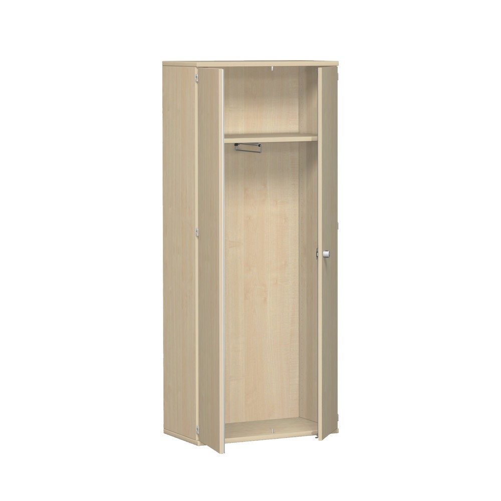 Armoire-vestiaire Profi, H x l x P 1 920 x 800 x 425 mm, érable