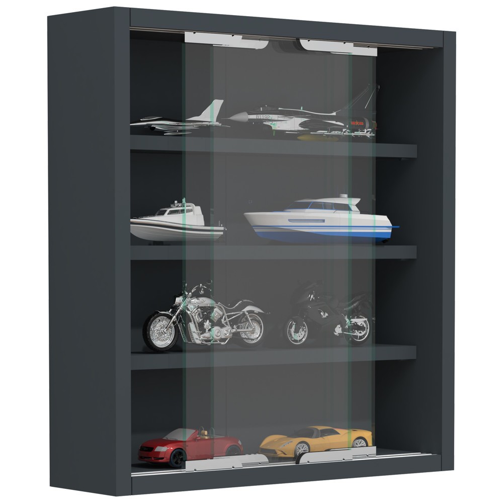 Vitrine murale Agisa S, anthracite