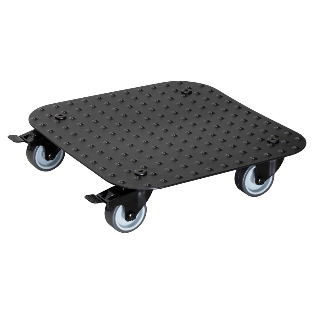 WAGNER Pflanzenroller ALASKA BLACK 29 x 29 x 7,5 cm, TK 150 Kg