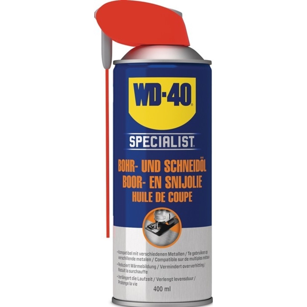 WD-40 SPECIALIST Huile de perçage / découpe, 400 ml, aérosol Smart Straw™