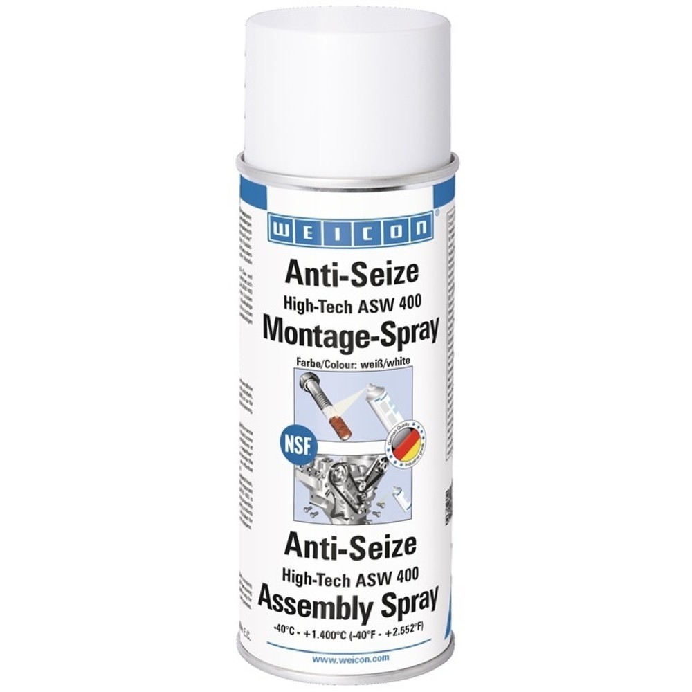 WEICON Montagepaste Anti-Seize High-Tech 400 ml weiß NSF H1 Spraydose