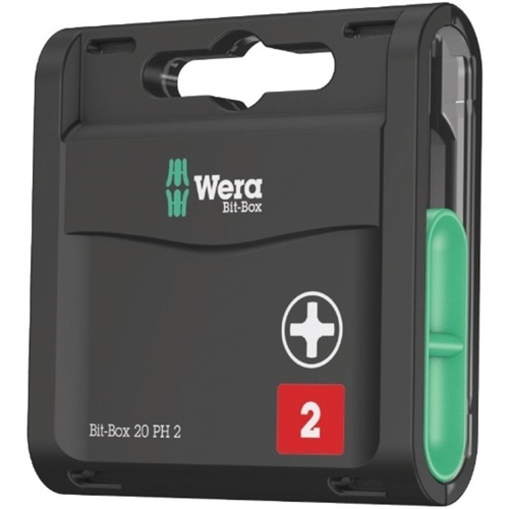 WERA Bitgrosspackung Bit-Box, 20-tlg.