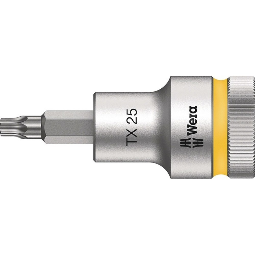 WERA Steckschlüsseleinsatz 8767 C HF TORX®, T25, 1/2 ″, Länge 60 mm