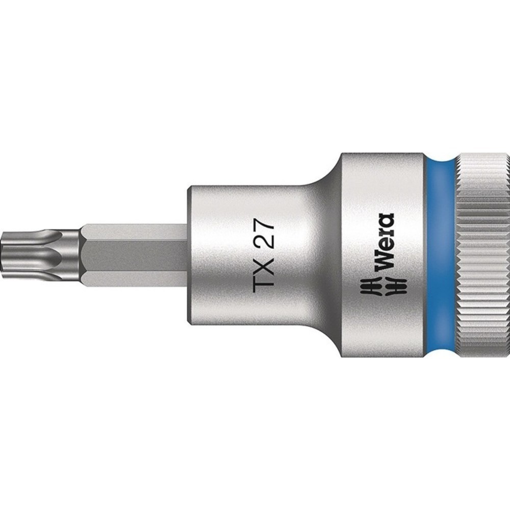 WERA Steckschlüsseleinsatz 8767 C HF TORX®, T27, 1/2 ″, Länge 60 mm