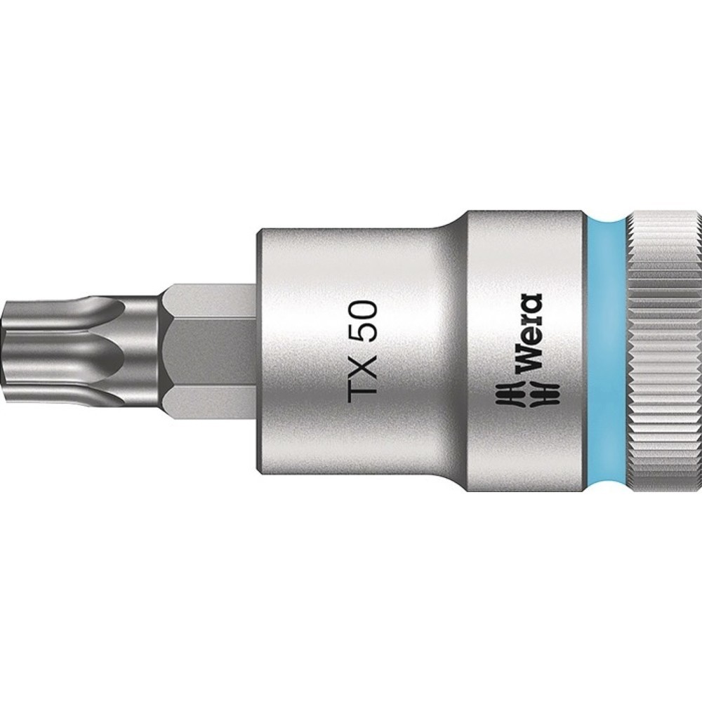 WERA Steckschlüsseleinsatz 8767 C HF TORX®, T50, 1/2 ″, Länge 60 mm