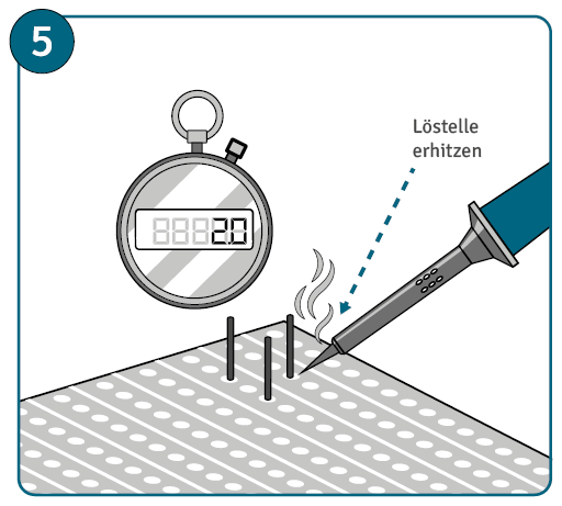 Anleitung zum Löten Schritt 5
